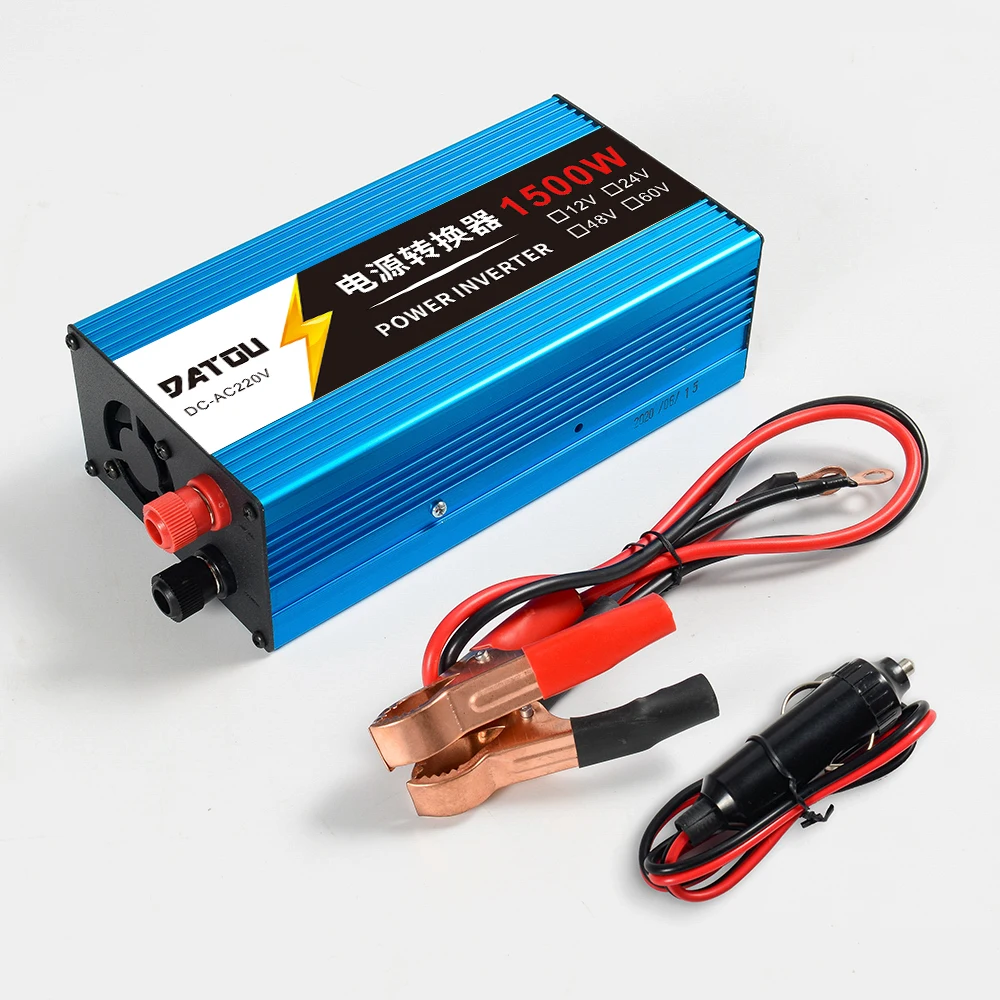 1500 Вт автомобильный инвертирующий усилитель мощности DC12V 24V до 220V 240V