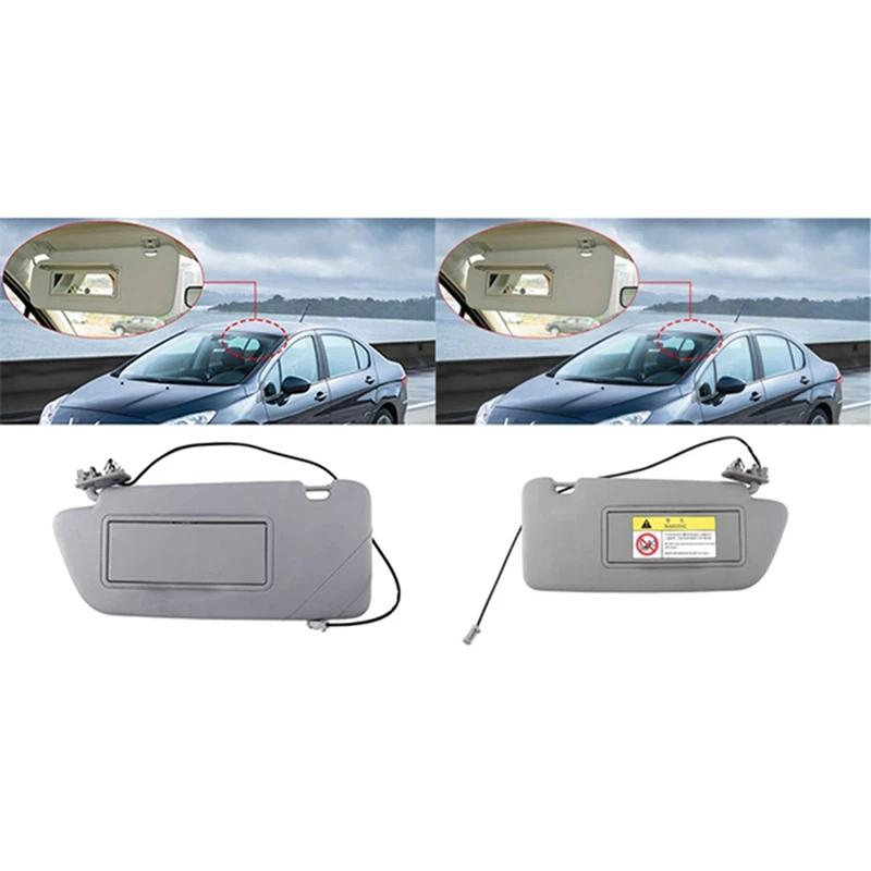 

Автомобильный солнцезащитный козырек для Peugeot 2008, 3008, 301, 308, 308S, 408, 508, Citroen C5