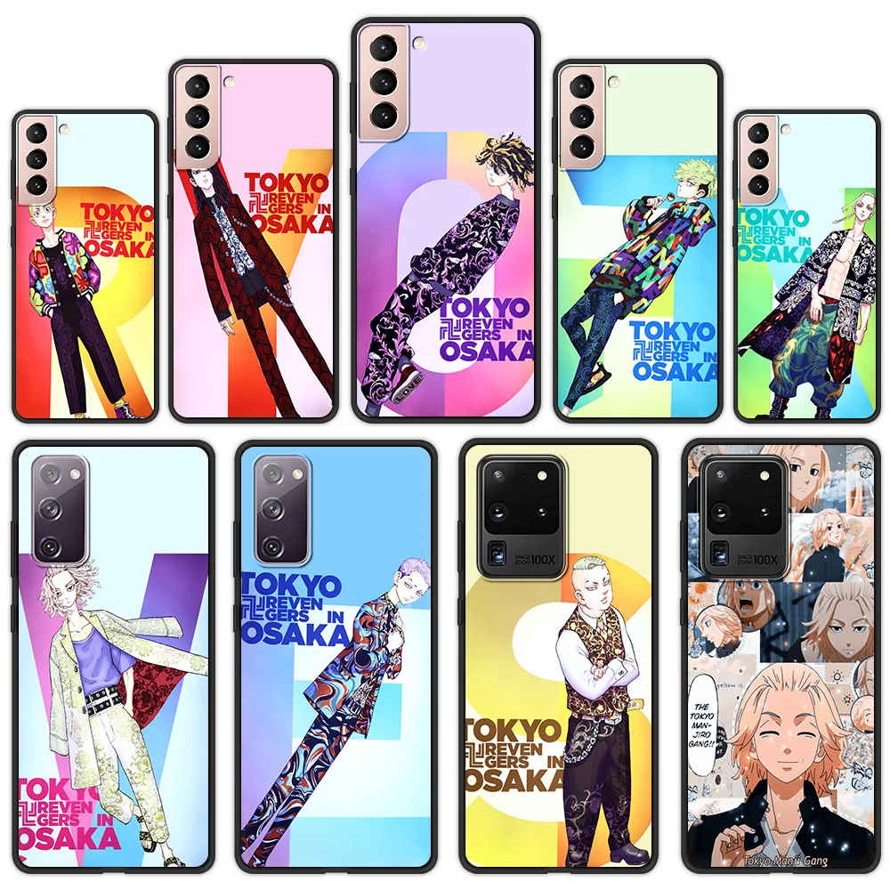 

Cartoon Anime Tokyo Revengers Cases For Samsung Galaxy S21 Ultra S20 FE S10 S9 Plus S10E S8 Soft Silicone Phone Case Cover Shell