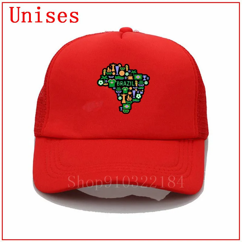 Бейсболка для конского хвоста с картой любви из Бразилии сетчатая шляпа