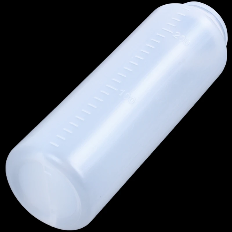 Модный 180cc белый пластиковый бутылочный диспенсер для соусов с насадкой |