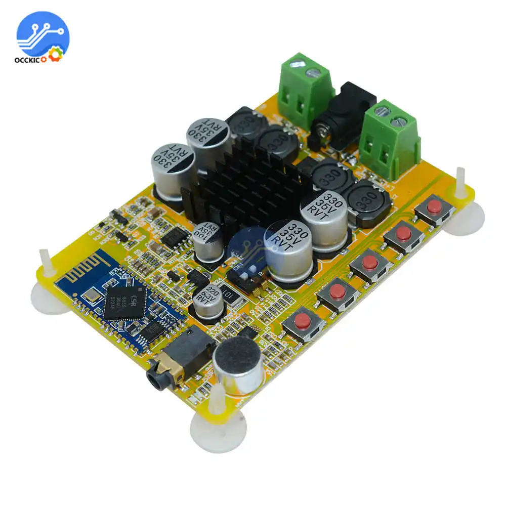 Плата усилителя TDA7492 Bluetooth 4 0 2x50 Вт 10-25 В постоянного тока | Электроника