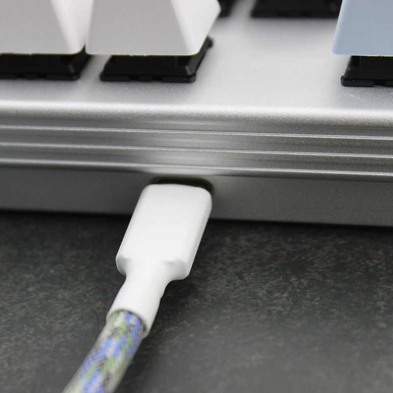 IDOBAO цветной нейлоновый USB тип C механическая клавиатура данных кабель порт