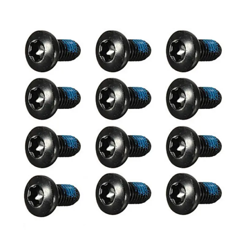 

Mountain T25 Cycle Bicycle Brake Disc Bolts Screw 12pcs/pack Bike Brake Bolts Screws Mtb Cycling M5*0.8P Screws