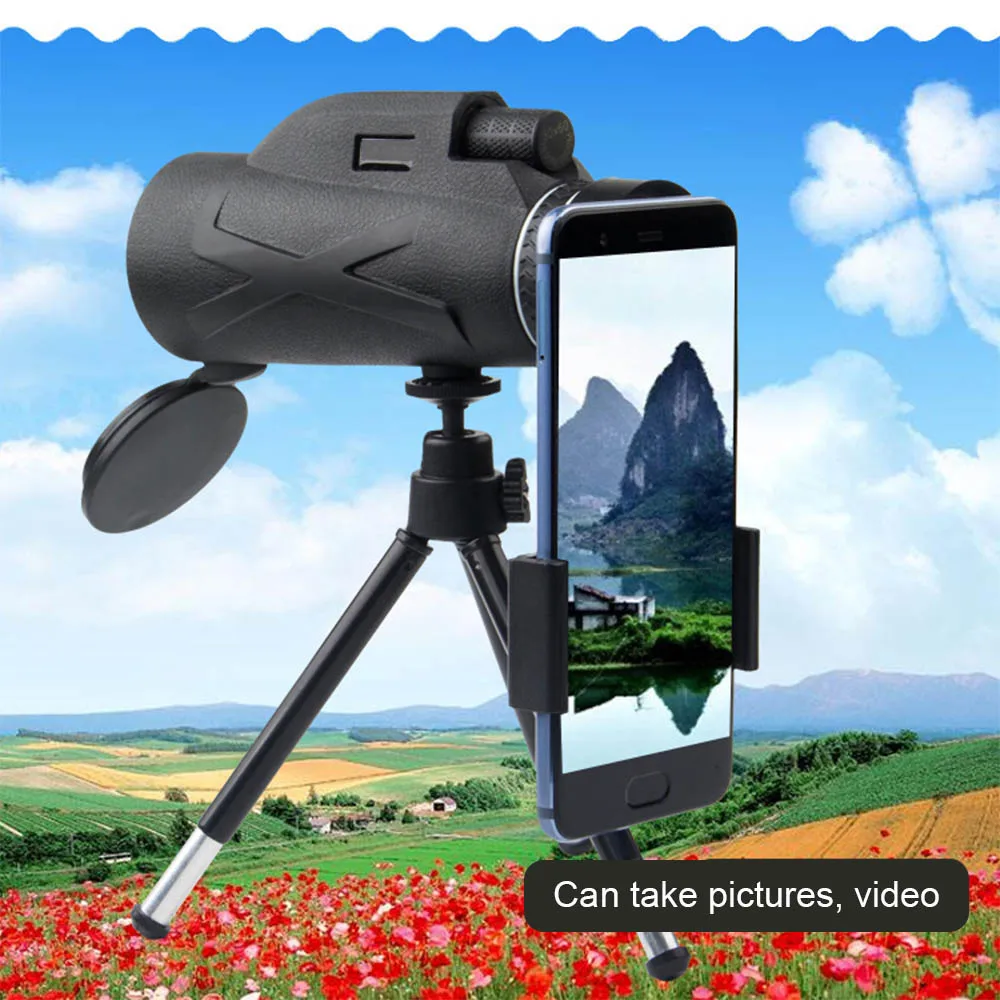 Монокулярный зум 3 вида стилей 80X100 портативный оптический телескоп Prism BAK4 с