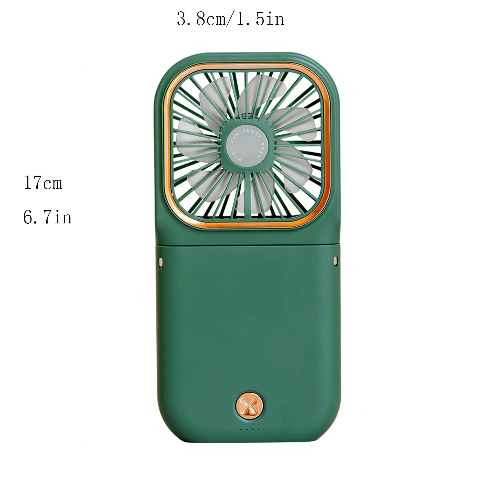 Складной мини-вентилятор портативный USB-вентилятор с аккумулятором 2021 мАч