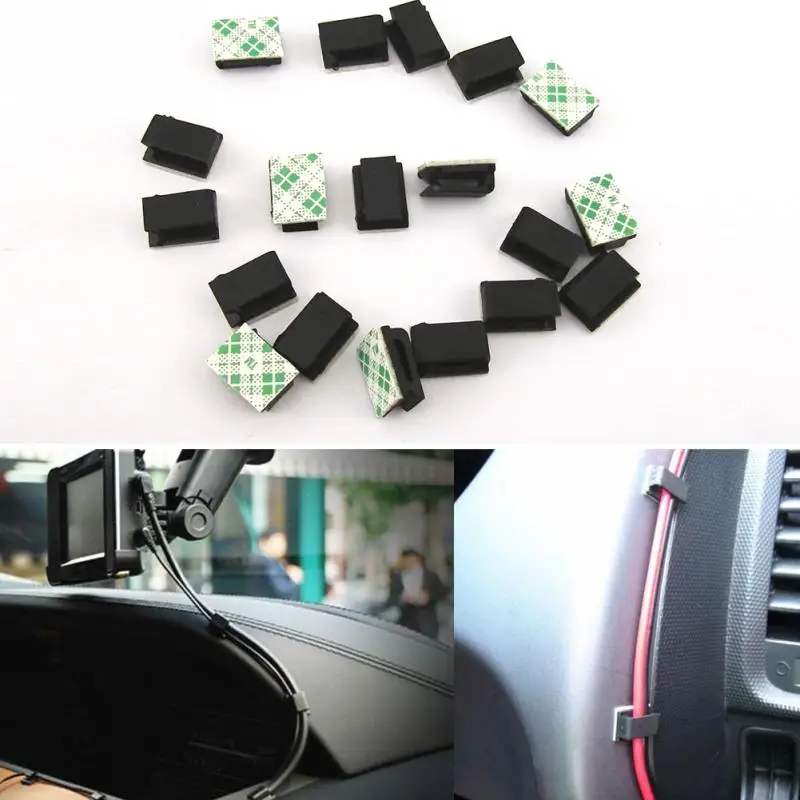 Hot 40 Pcs Car SUV GPS Data Cable Light Cord Fixed Clips Decorative Organizer Storage Supply | Автомобили и мотоциклы