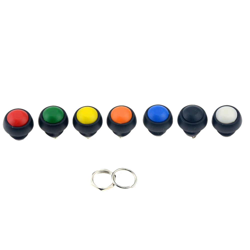 Водонепроницаемый переключатель с двумя контактами 12 мм 1 А pbs33b В|Выключатели| |