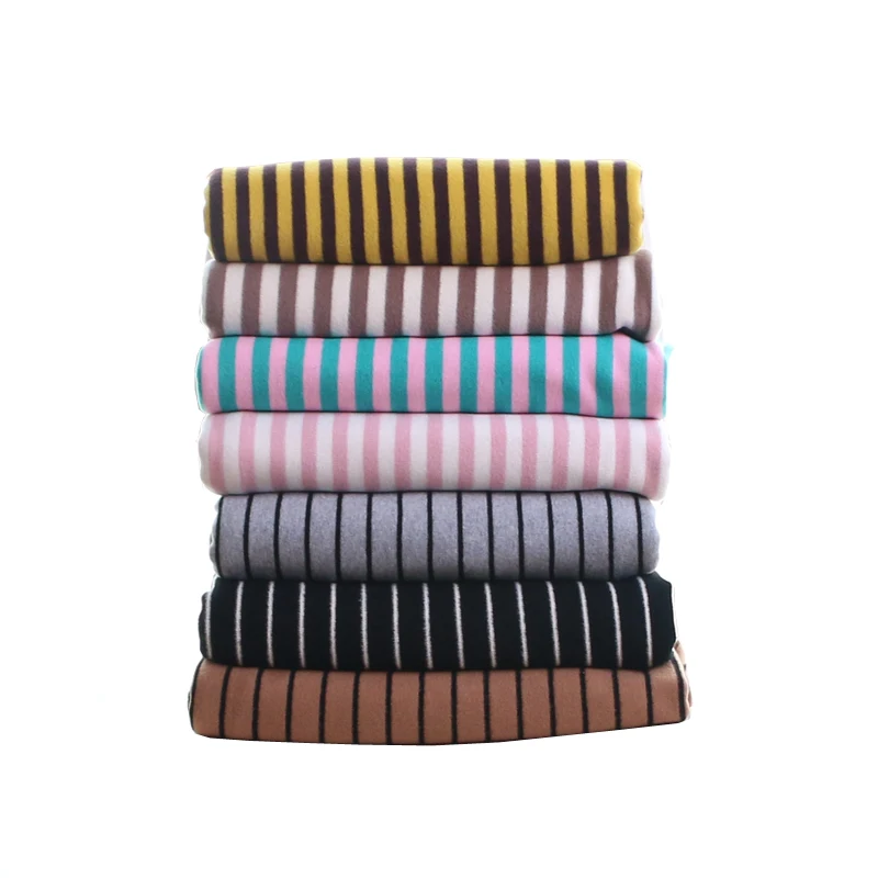 

50*165cm striped fabric, skin-friendly and comfortable knitted fabric DIY handmade baby clothes