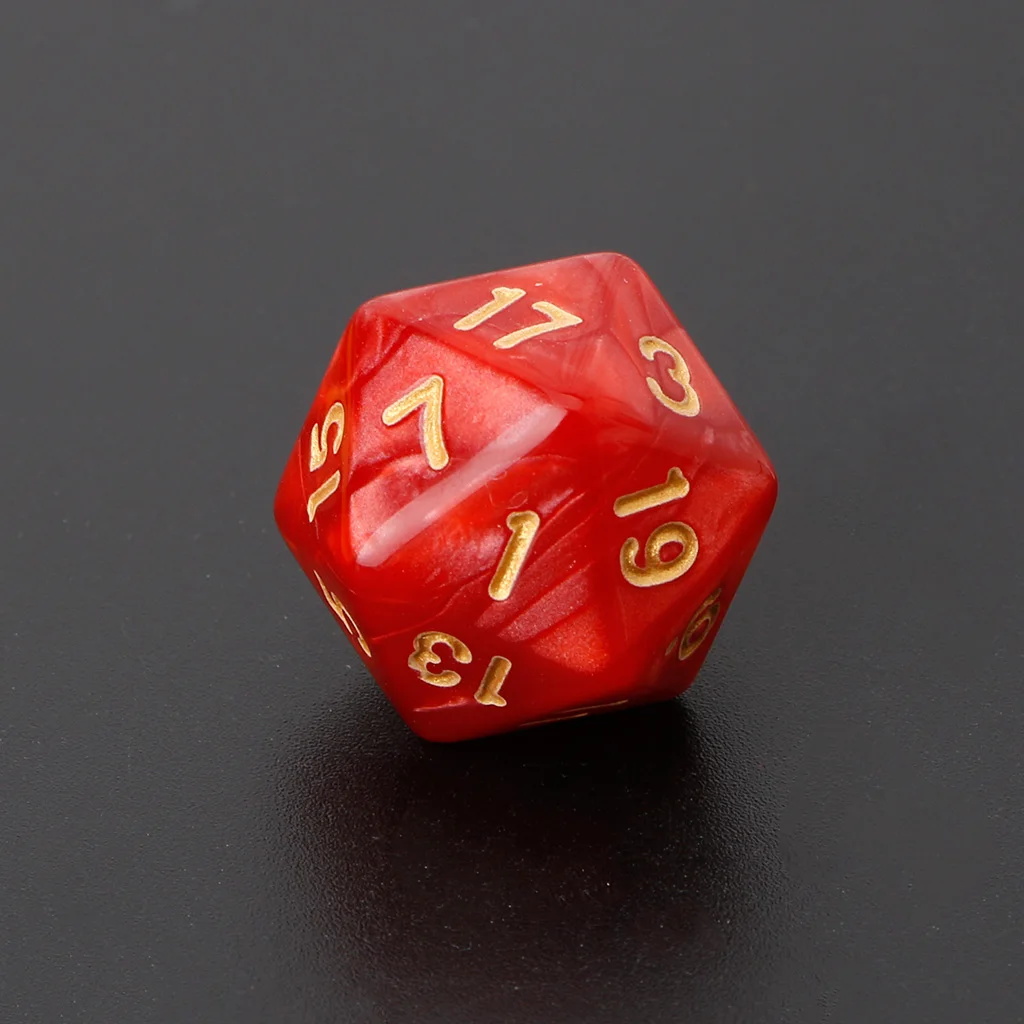 7 шт. многогранные кости золотые цифры для Дракона Pathfinder D20 D12 2xD10 D8 D6 D4