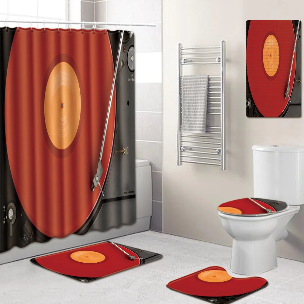 Economici 3d Tenda Della Doccia Di Moda Sole Vista Spiaggia Del Mare Da Bagno Impermeabile Tenda Della Doccia Bagno Di Casa Bagno Decorazione Tappetini Set Bb50