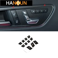 car door unlock seat buttons cover stickers trim for mercedes benz a b c e g class cla cls gle gls gla glk interior accessories