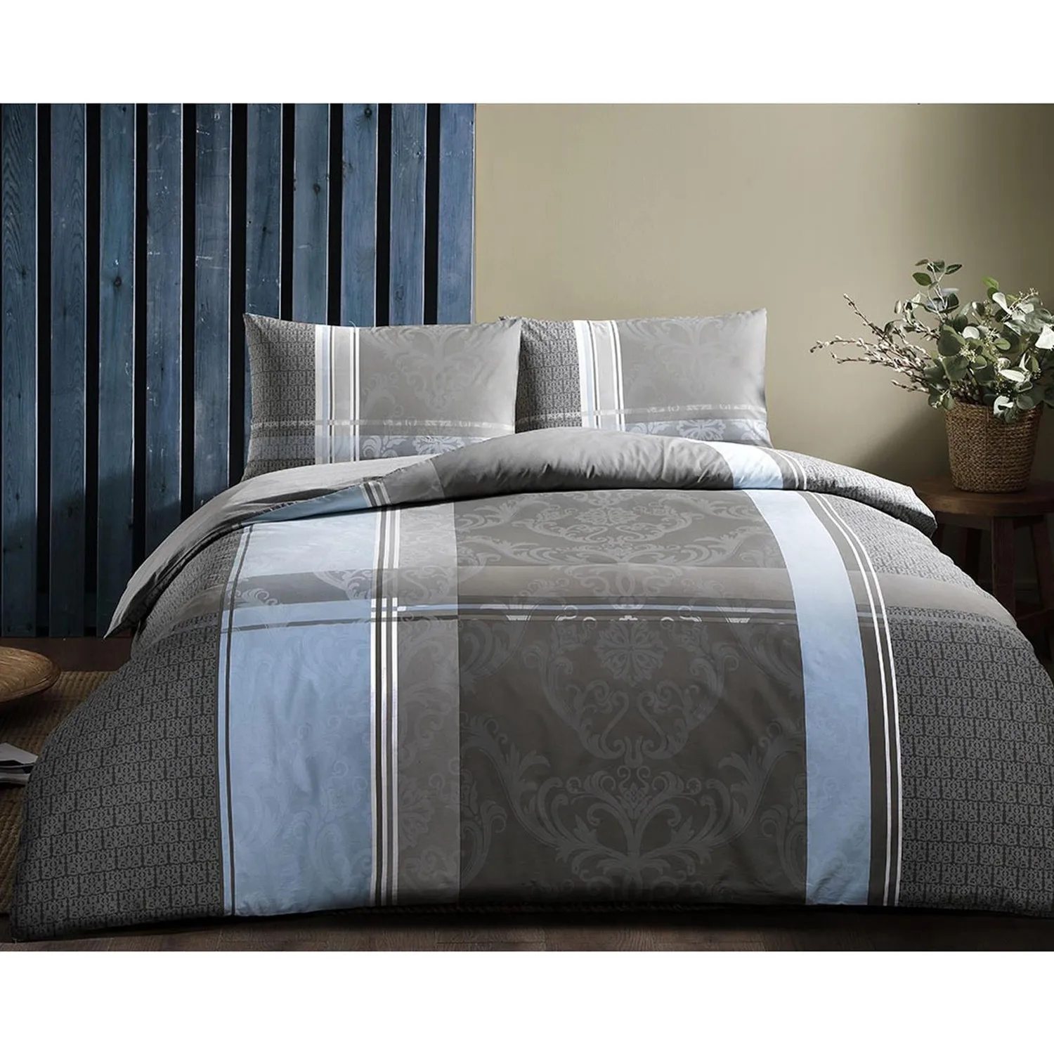 

Tac Cotton double linens set 200x220 cm | duvet cover set quality duvet cover set Bedding Cover set pilowcase