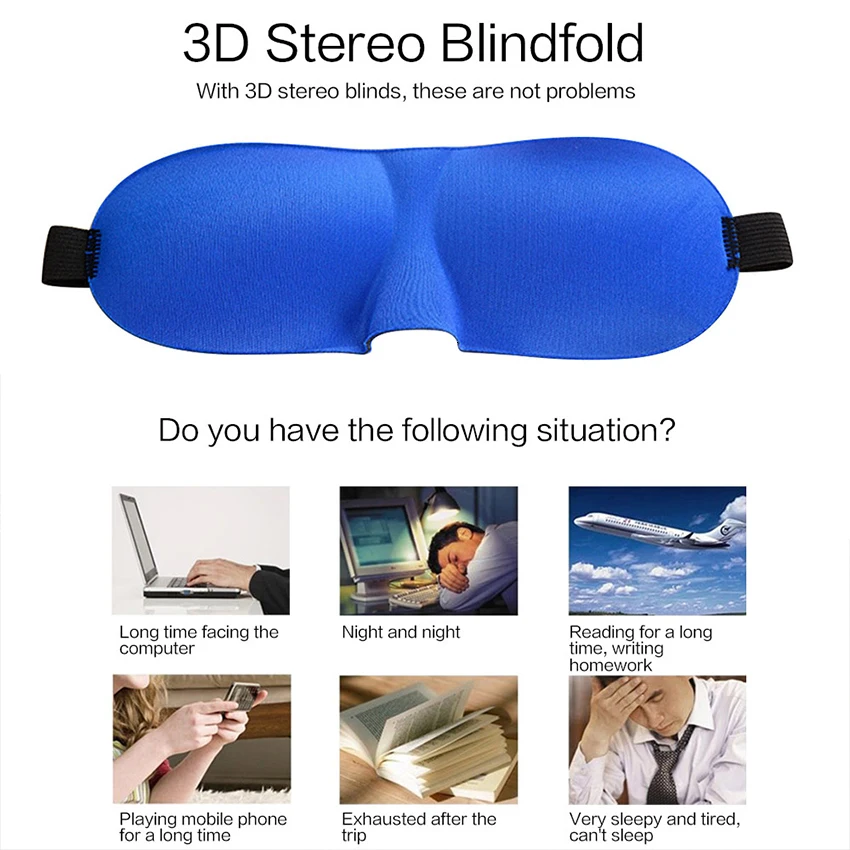 3D унисекс Adustable маска для сна, натуральная маска для сна, маска для век, покрытие тени, повязка на глаза, мягкая переносная повязка на глаза, дорожный повязка на глаза