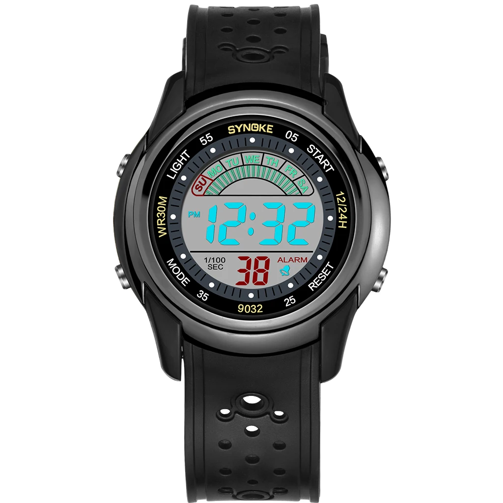 

SYNOKE Children Watches Sports Waterproof LED Student Wristwatch Electronic Clock for Boys Girls Kids Digital Watch Relojes
