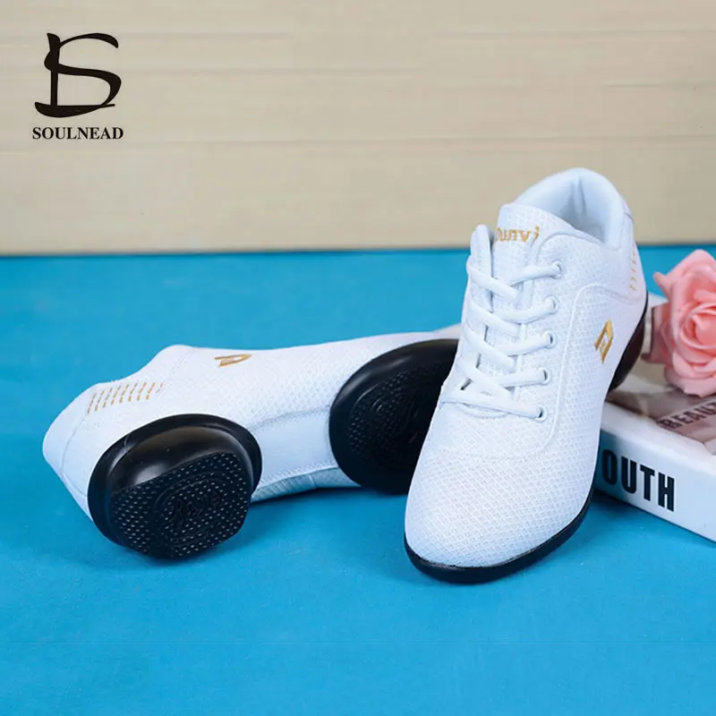 Mesh dance Shoes Woman Modern Jazz Dance Shoes Girl's Sports Soft Outsole Feature Female Hip Hop Waltz Female Fitness Sneakers