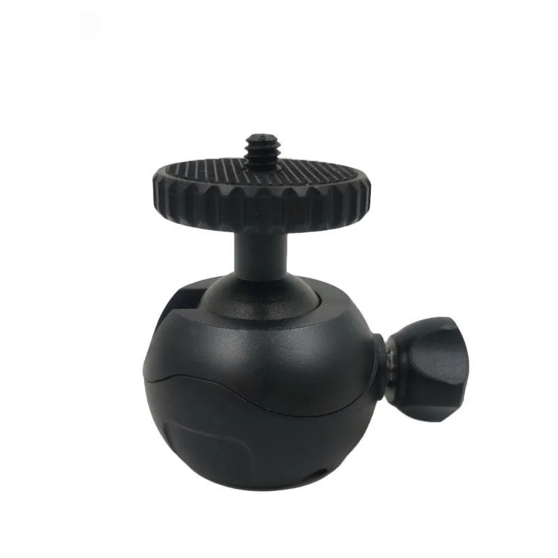 

Plastic Spherical Small Head 360 Degree Rotating Metal Mini Head Photography Tripod Bracket 1/4 Camera Phone
