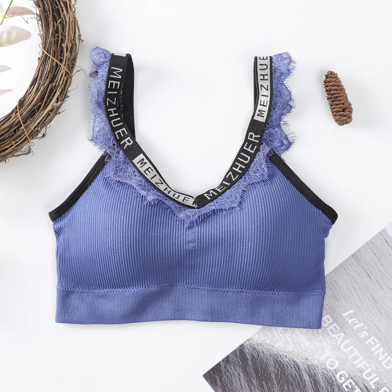 Женский бюстгальтер кружевной топ красивое нижнее белье на спине обмотанный