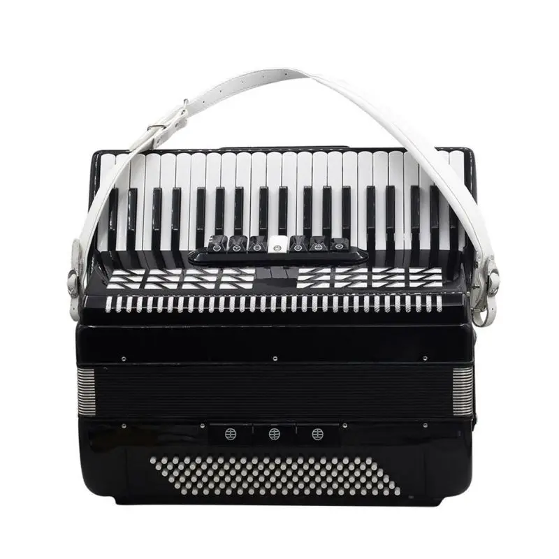 One Pair Leather Accordion Shoulder Straps Belt Adjustable Accordion strap for 16/60/96/120 bass accordion universal