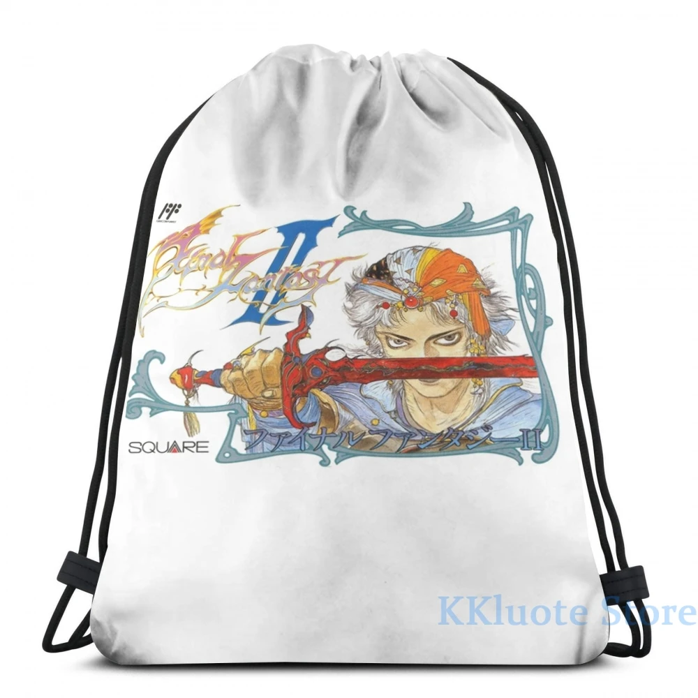 Забавный рюкзак с графическим принтом final fantasy II USB зарядка мужские школьные сумки