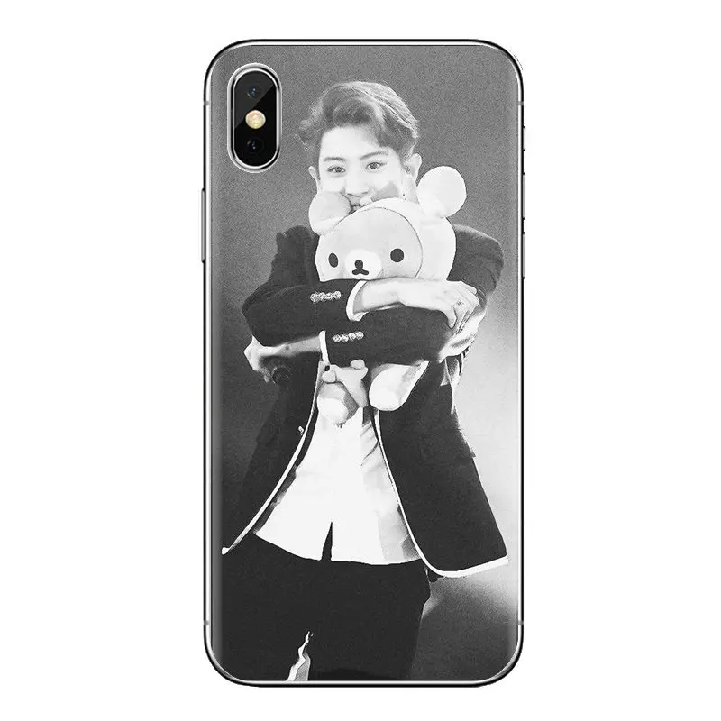 Xiumin EXO южнокорейская лента логотип мягкий прозрачный кожаный чехол для Samsung Galaxy A3