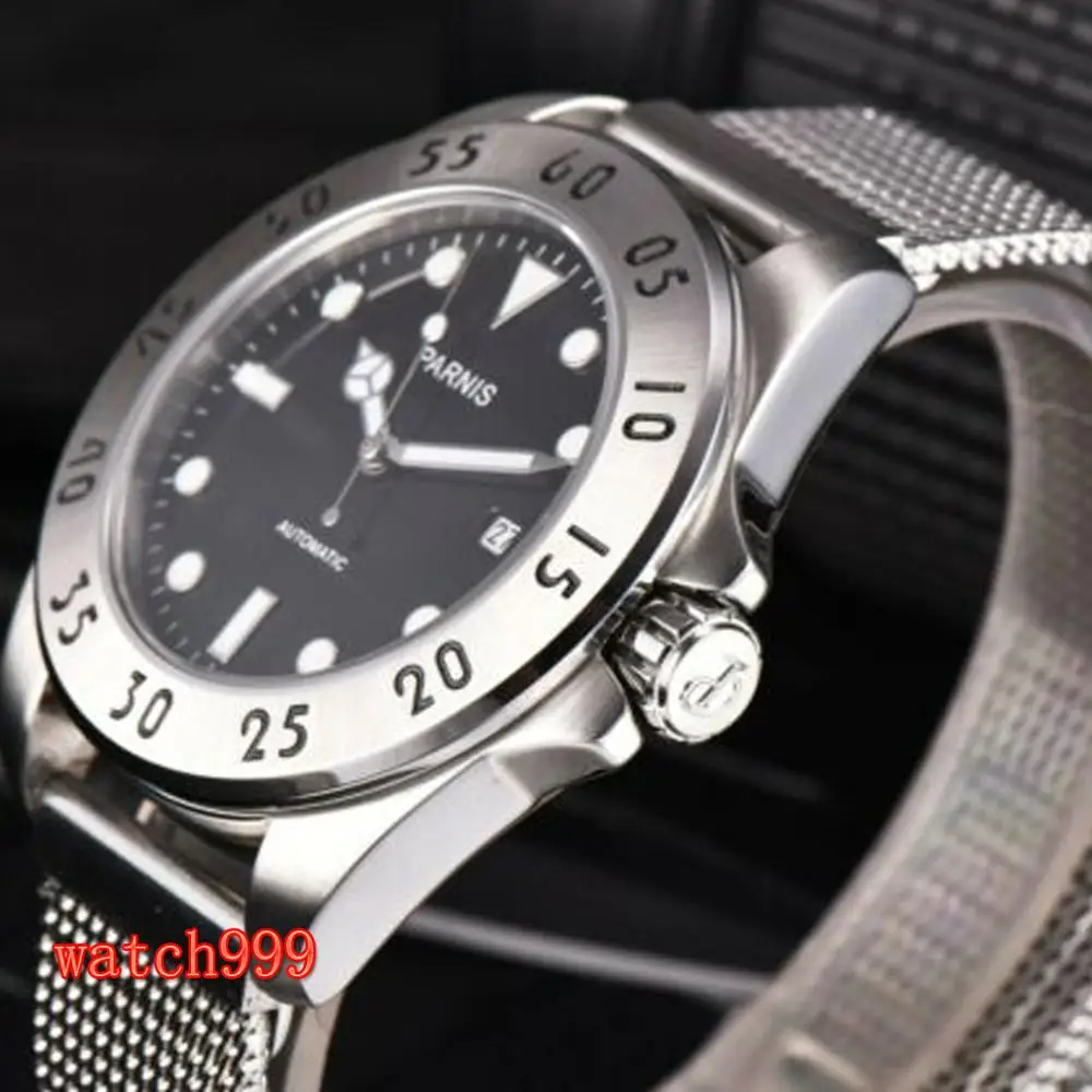 Мужские Водонепроницаемые механические часы с сапфировым стеклом 42 мм | Наручные