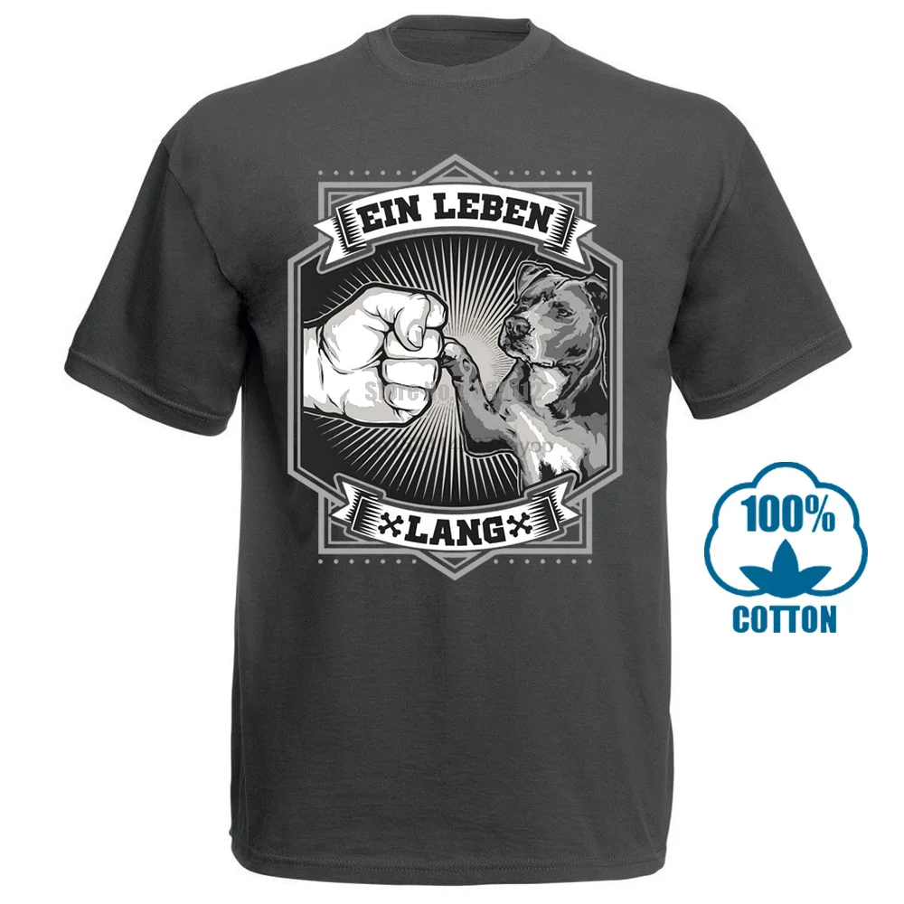 Футболка американский стаффордширский терьер Шварц Размеры s m l Xl Xxl 3Xl футболка с принтом короткий рукав Повседневная О образным вырезом хлопок - Цвет: Темно-серый