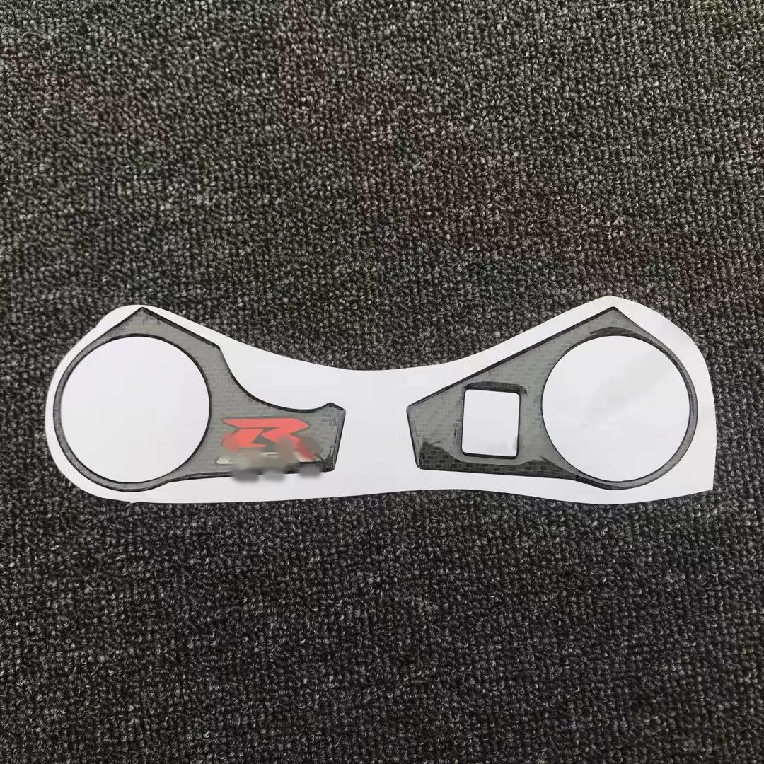 

3D motorcycle Carbon-look Upper Triple Yoke Cover Protector Decal sticker Case For SUZUKI GSXR1000 GSX-R1000 K9 2009-2016