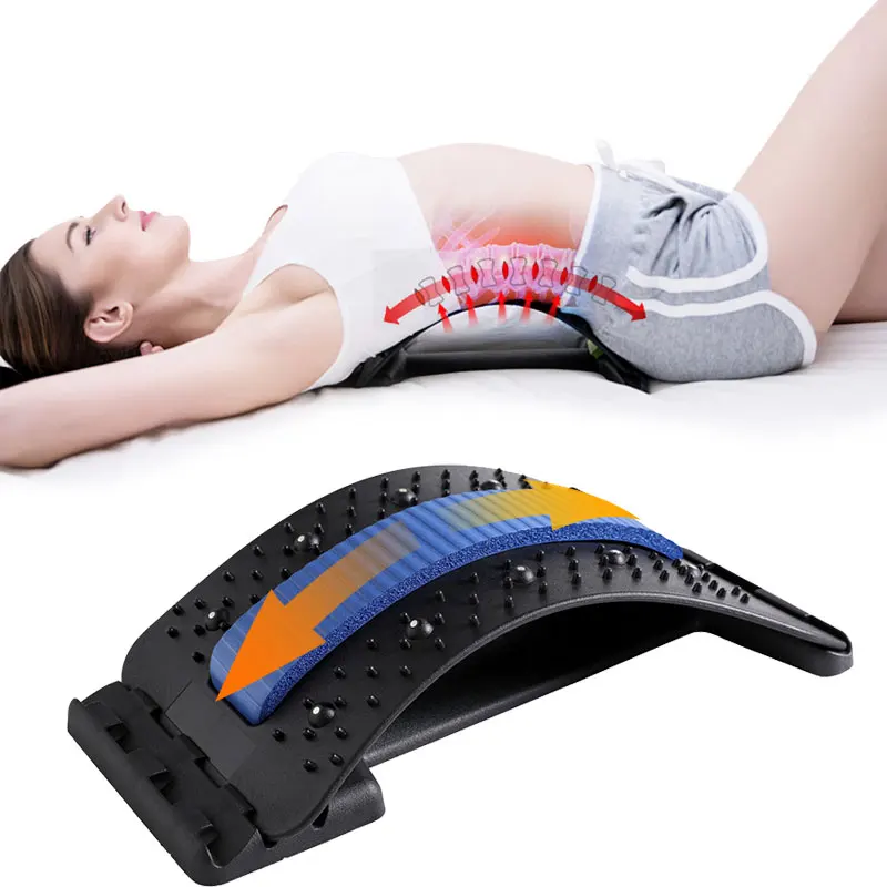 

Stretch Equipment Back Massager Magic Stretcher Home Fitness Lumbar Support Relaxation Mate Spinal Pain Relieve Chiropractor