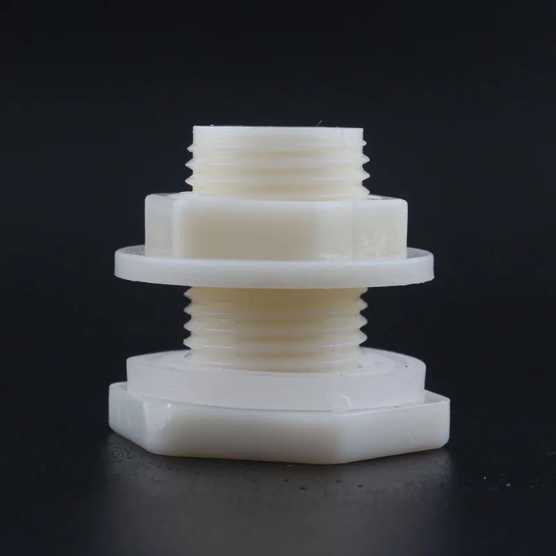 ABS 1/2 ''пластиковый соединитель для аквариума с аквариумом, адаптер для водорослей, пластиковые фитинги для ведра, соединения водонапорных башен