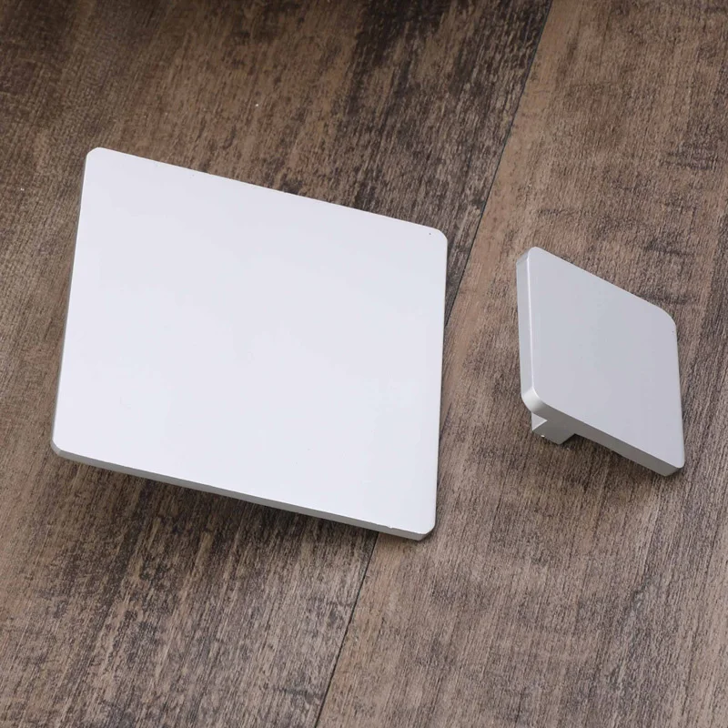 Космическая алюминиевая квадратная ручка для выдвижного ящика черная