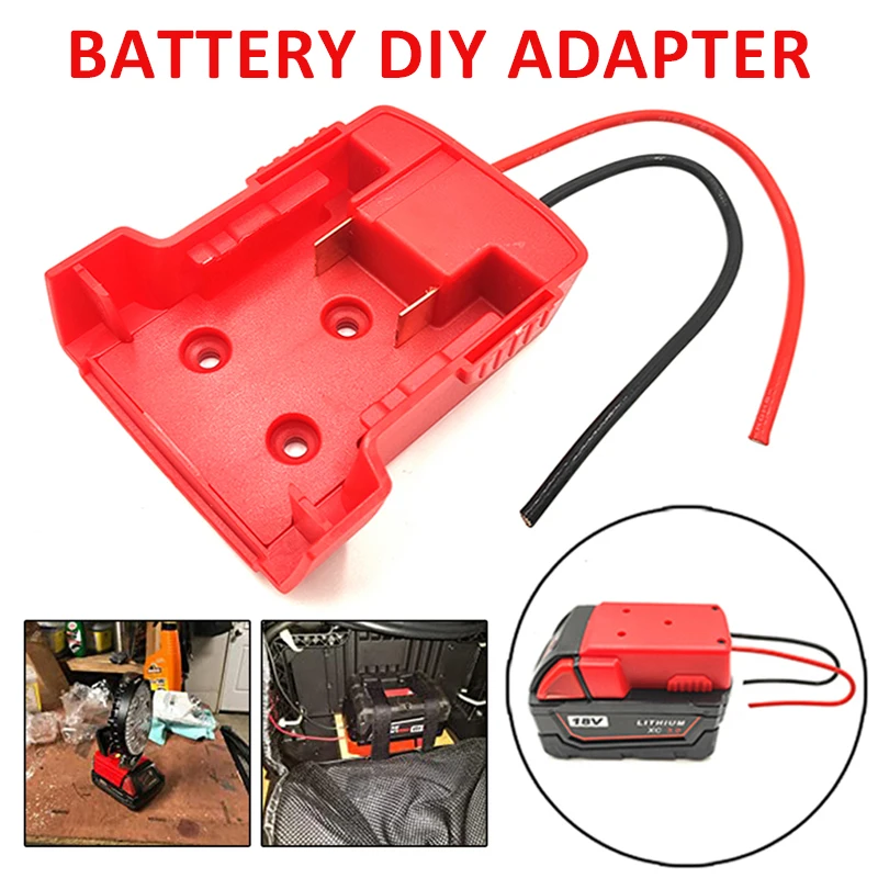 1 шт. адаптер для аккумулятора 12AWG держатель Milwaukee M18 XC 18 в док станции Power 2| |