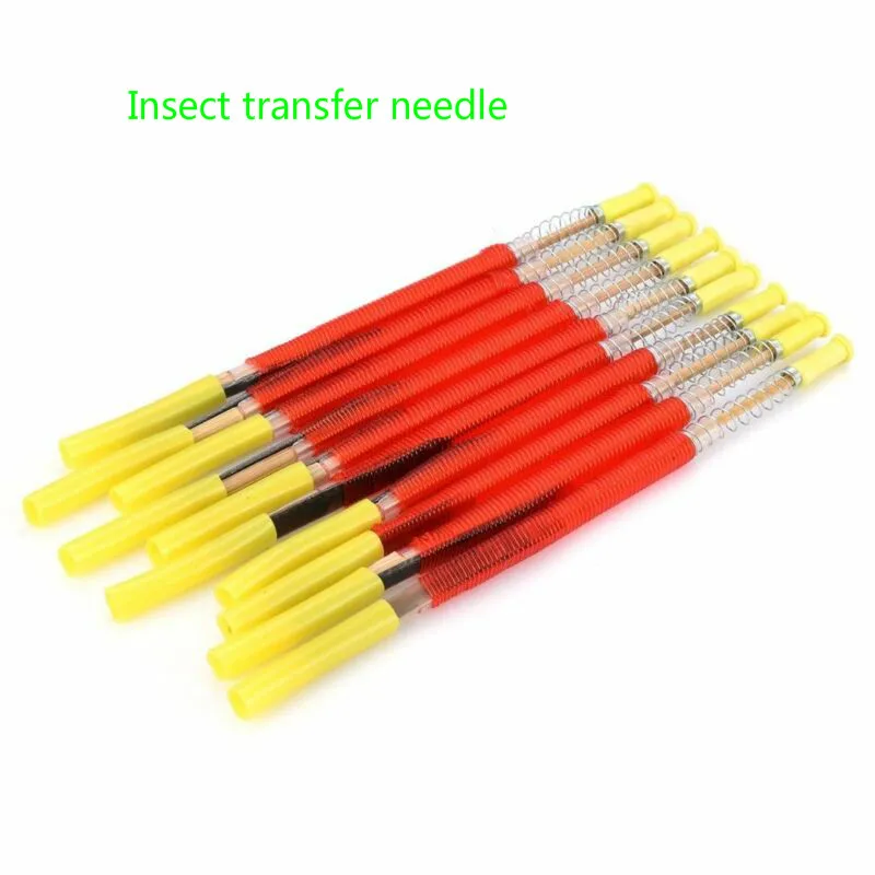 

10pcs Beekeeping Horn transfer needle Grafting Tool Bee Queen Larva Apiculture Retractable Grafting Equipment New Supplies