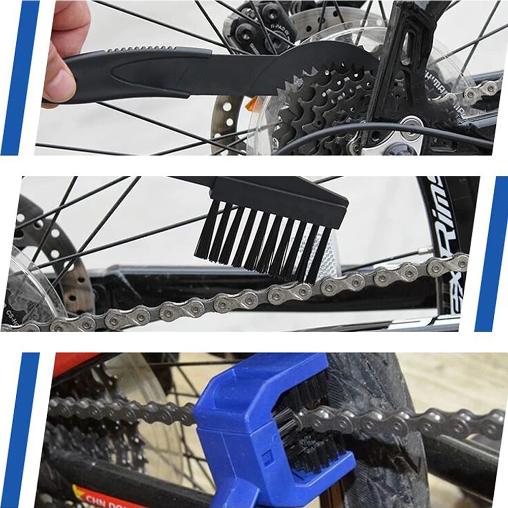 Набор инструментов для чистки велосипеда с шайбой цепи и зубчатой щеткой
