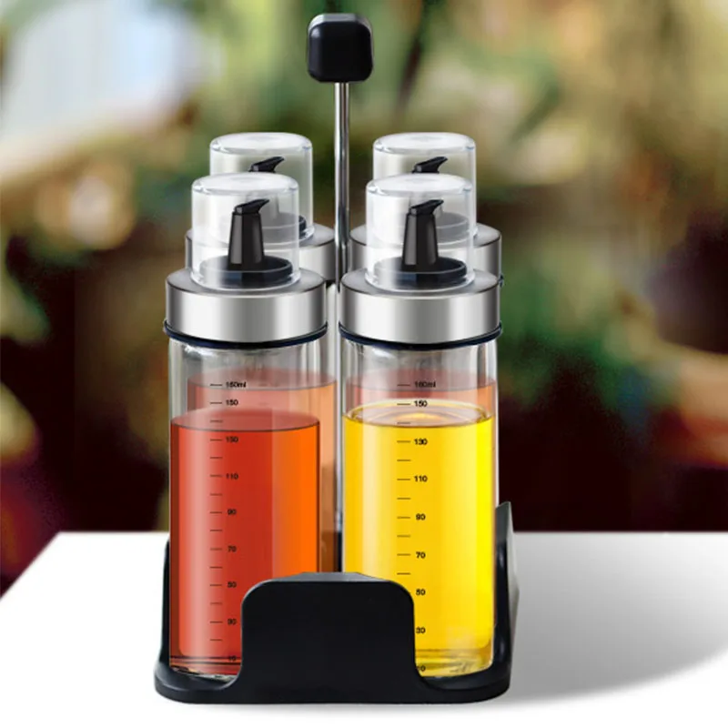 5 шт./компл. Набор для специй с бутылочкой приправы банок соль и перец приправа