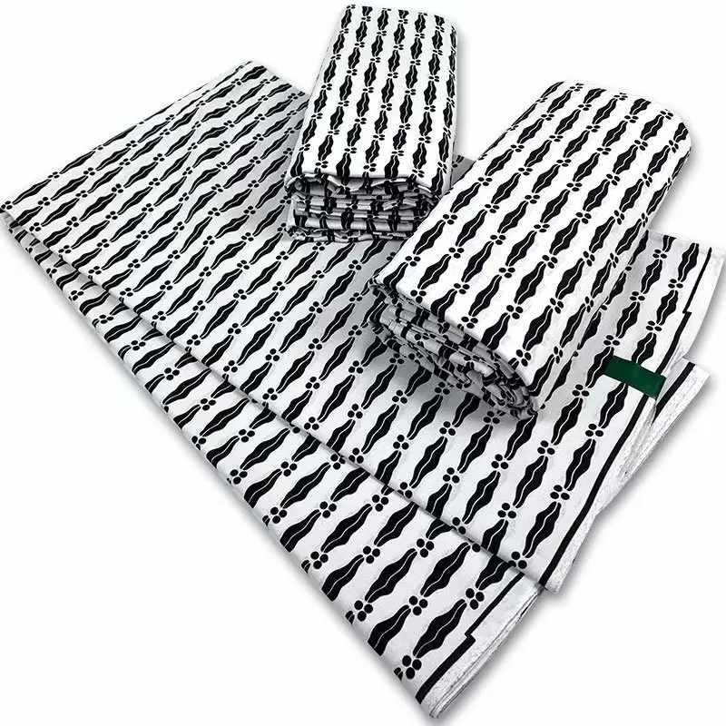 

Белого цвета в африканском стиле Анкара печати ткань оригинал высокое качество Pagne Африканский Воск для печати ткань 100% хлопок африканский ...