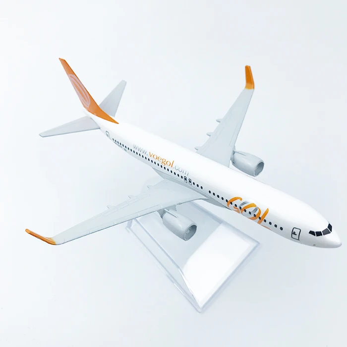 

16cm 1/400 scale Brazil Gol airlines Boeing 737 Airbus aircraft model plane kids Children birthday gifts toys collection show