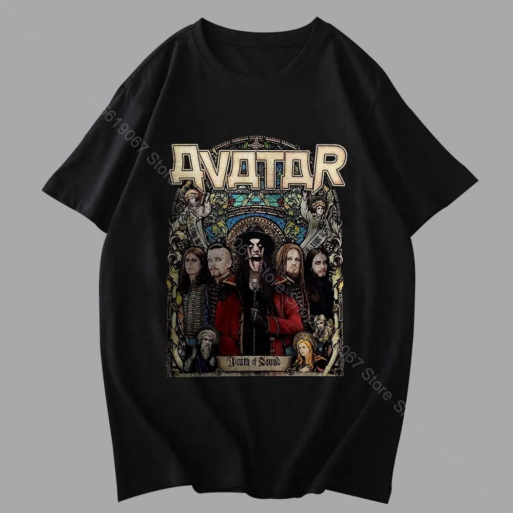 

Polular Avatar Band Death Of Sound Anime T-Shirts T Shirt Anime Vintage Social Media Blouses Summer Short Sleeves Space Manga