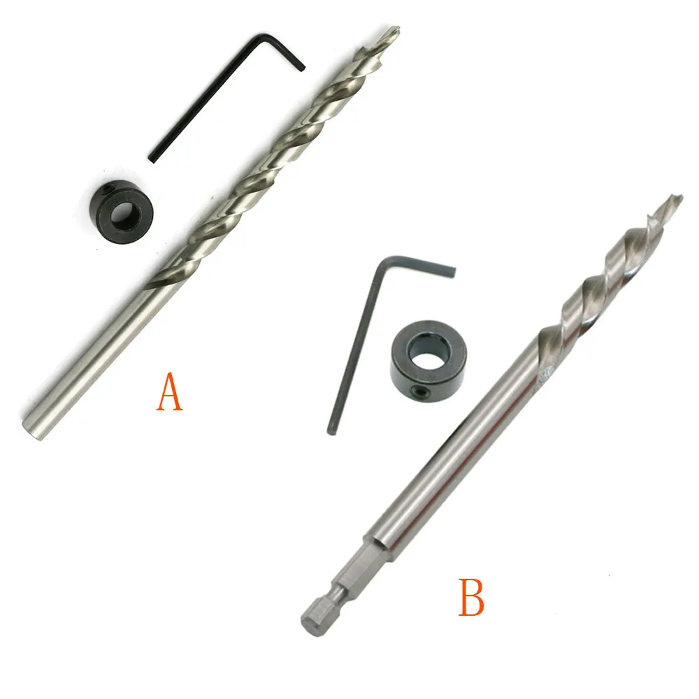 1/4 &quotшестигранный твист ступенчатые сверла биты со стоп сигналами воротник и