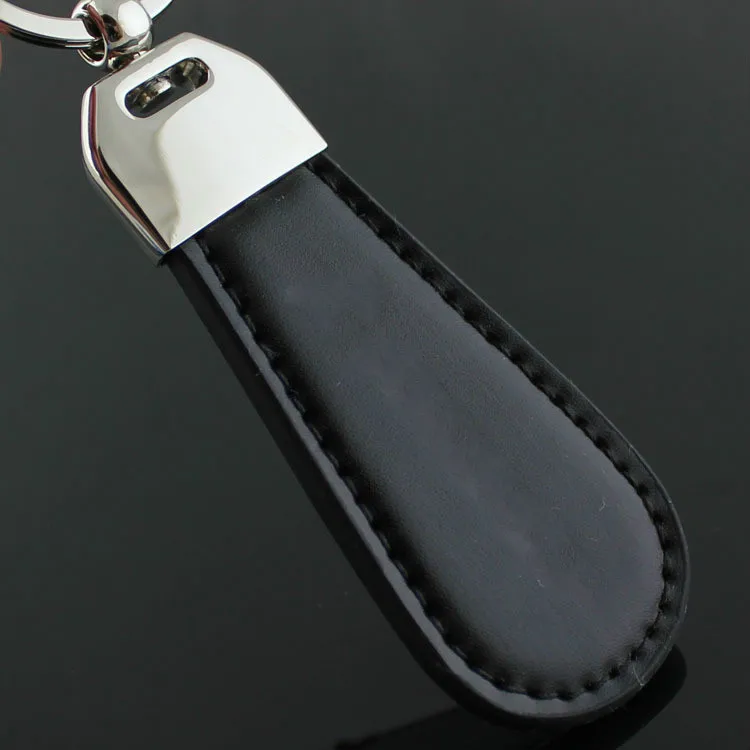 Автомобильный брелок с логотипом из искусственной кожи для Ford Honda Nissan Opel Renault Audi BMW