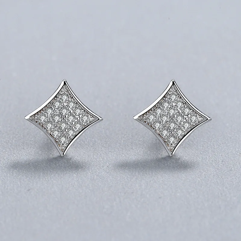 

Женские серьги-гвоздики из серебра 925 пробы