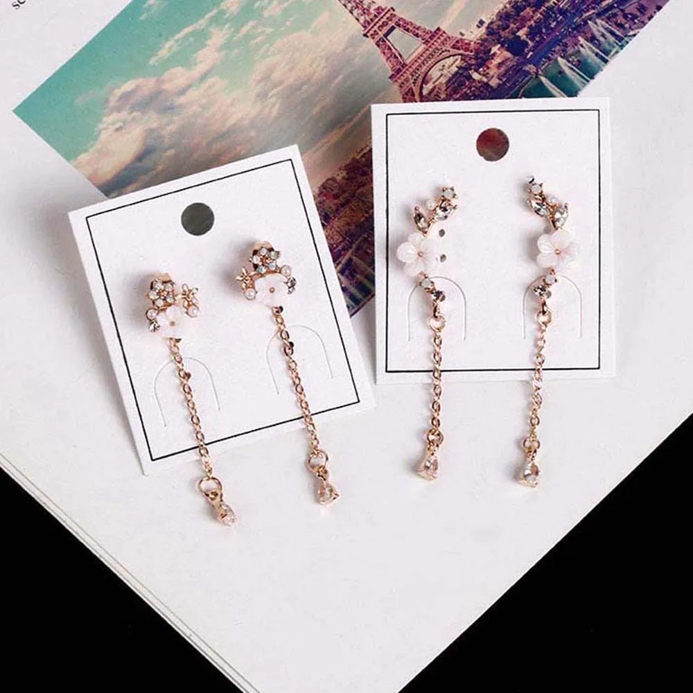 Новинка 2019 корейские серьги подвески с микрозакрепкой из искусственного