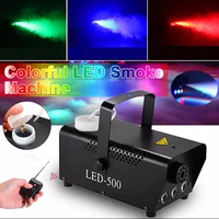 fog machine with lights wireless remote control smoke machine with colorful lights for stage party effect halloween wedding