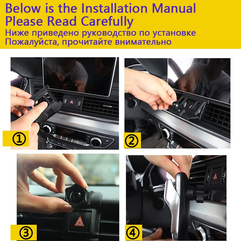 Автомобильный мобильный телефон держатель для Alfa Romeo Stelvio 2016 2017 2018 2019 подставка