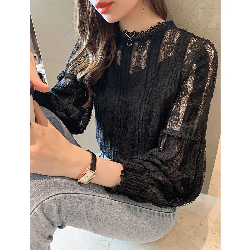Женская шифоновая блузка с вырезами Женские топы и блузки рубашка винтажная