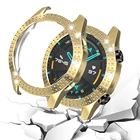 Защитный чехол для Huawei Watch GT2 GT 2, спортивный чехол 46 мм, Жесткий Чехол из поликарбоната с блестящими алмазами, защитная рамка для бампера 46 мм