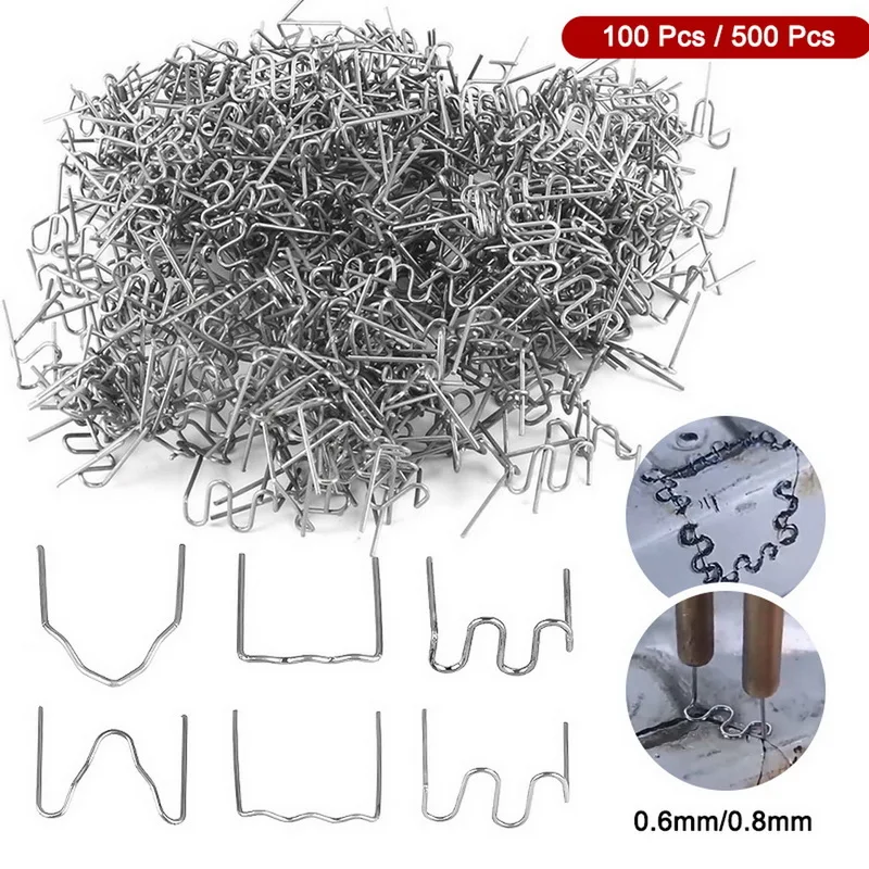 

100/500PCS Hot Stapler Staples For Plastic Welder Car Bumper Repair Welding Machine Hot Welding Tool