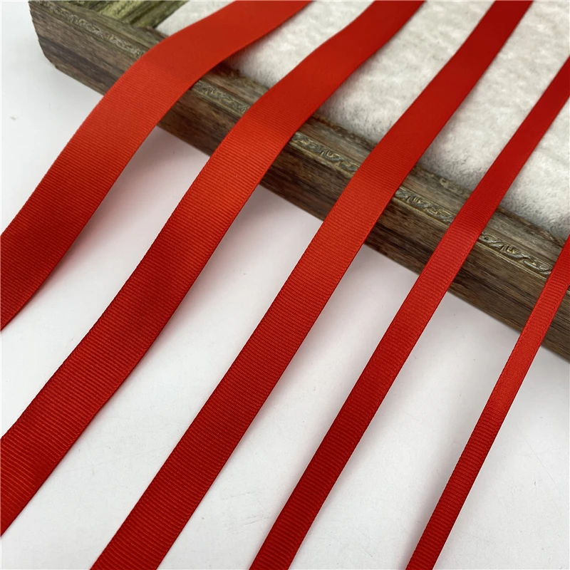 6/10/15/20/25/38/50mm 5ayrds Grosgrain Ribbon For Wedding Christmas Decoration DIY Bows Crafts Gift Wrapping |