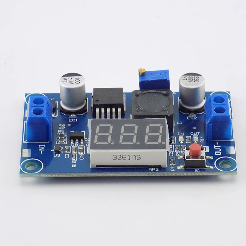 Источник питания постоянного тока LM2596 регулируемый от 4 0 до 40 1 25 37 в светодиодный