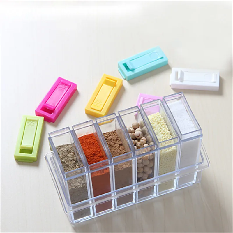 Креативные товары для дома кухни набор коробок приправ прозрачная приправа
